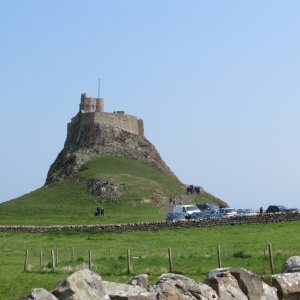 Lindisfarne from causeway